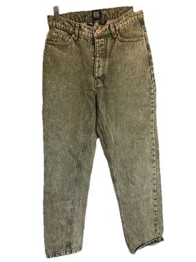 BDG Relaxed Olive Green Washed Jeans